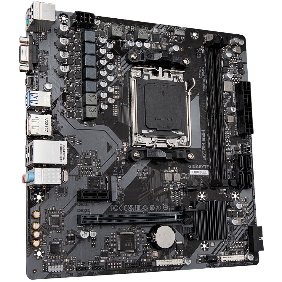 GIGABYTE B650M S2H Motherboard AMD B650 Sockel AM5 micro ATX
