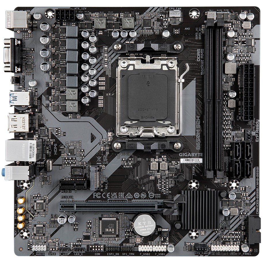 GIGABYTE B650M S2H Motherboard AMD B650 Sockel AM5 micro ATX