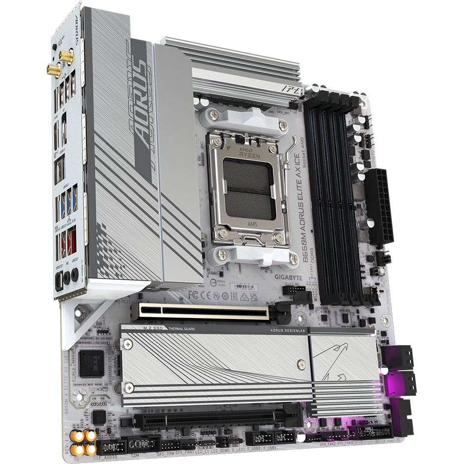 GIGABYTE B650M A ELITE AX ICE AM5