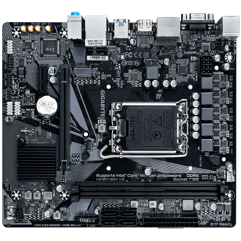 GIGABYTE H610M S2H V2 LGA1700