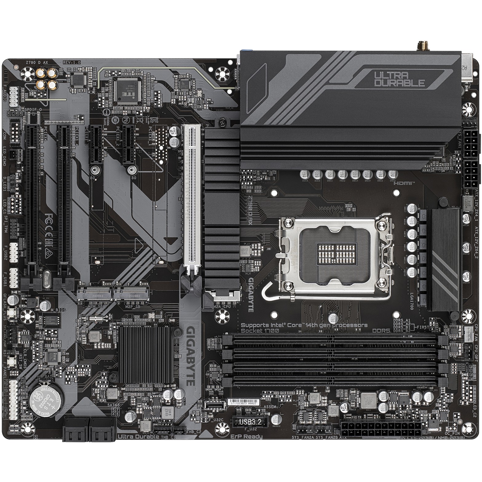 Gigabyte Z790 D AX                   (Z790,S1700,ATX,DDR5)