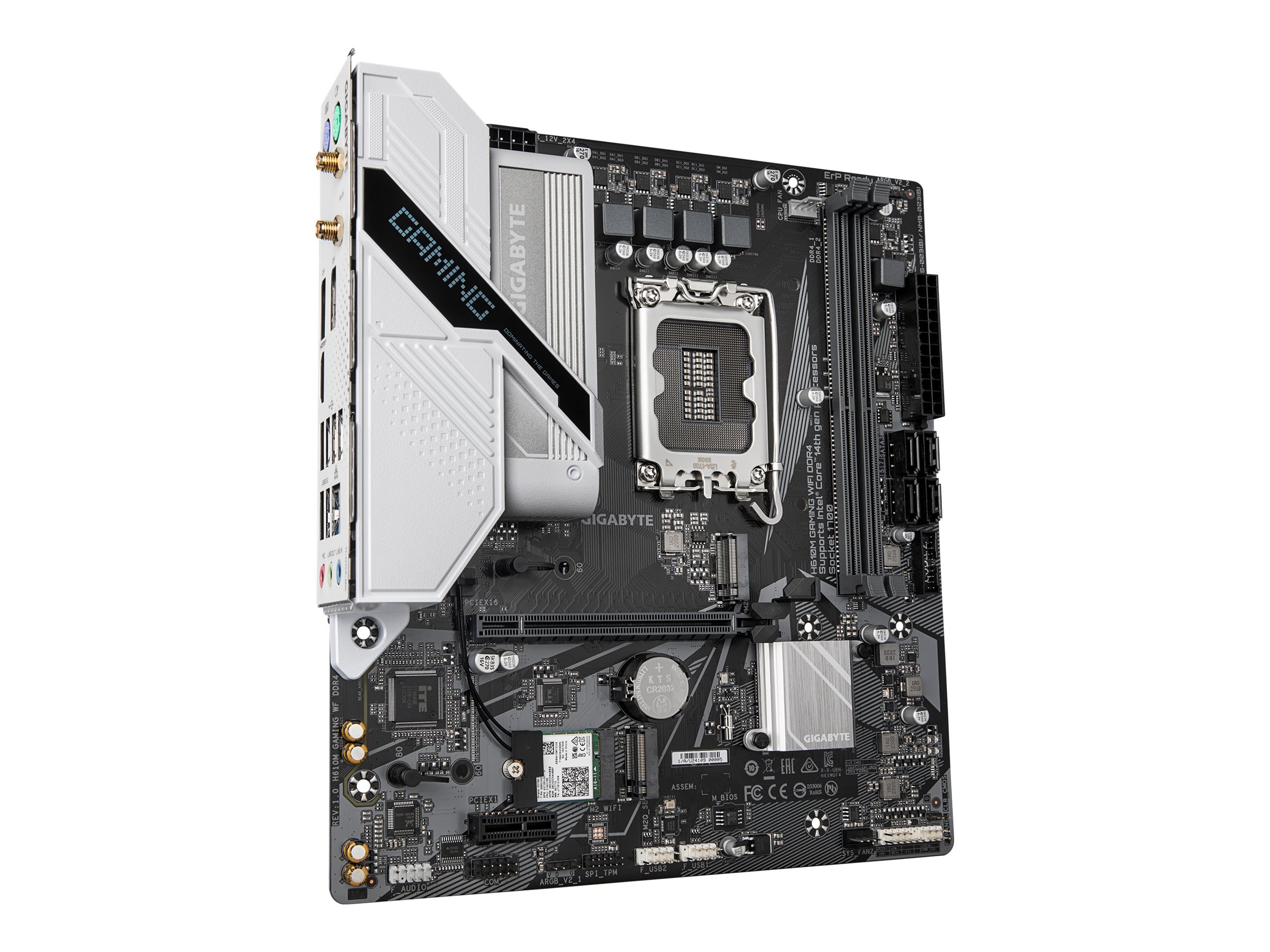 GIGABYTE H610M GAMING WF DDR4 Motherboard Intel H610 Express LGA 1700 micro ATX