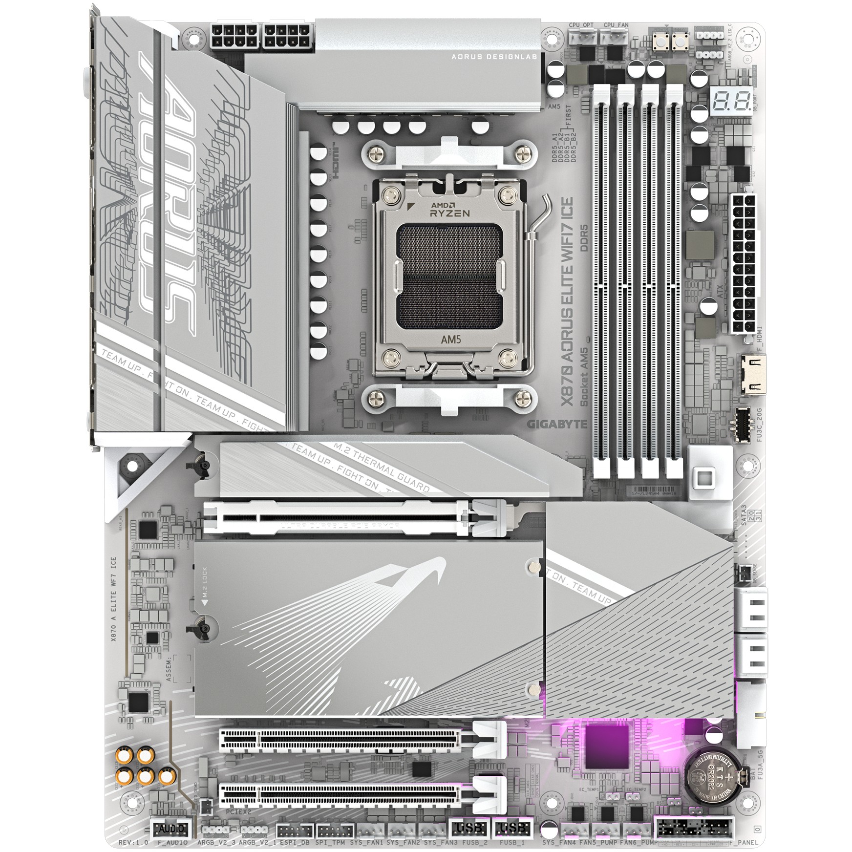 AM5 Gigabyte X870 AORUS ELITE WF7 ICE