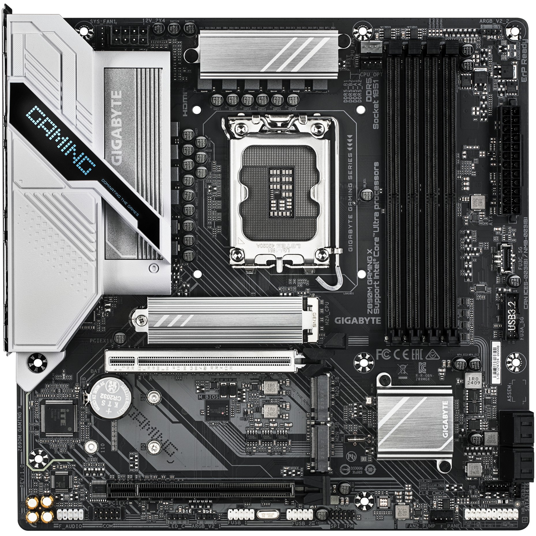 Gigabyte Z890M Gaming X              (Z890,S1851,mATX,DDR5)