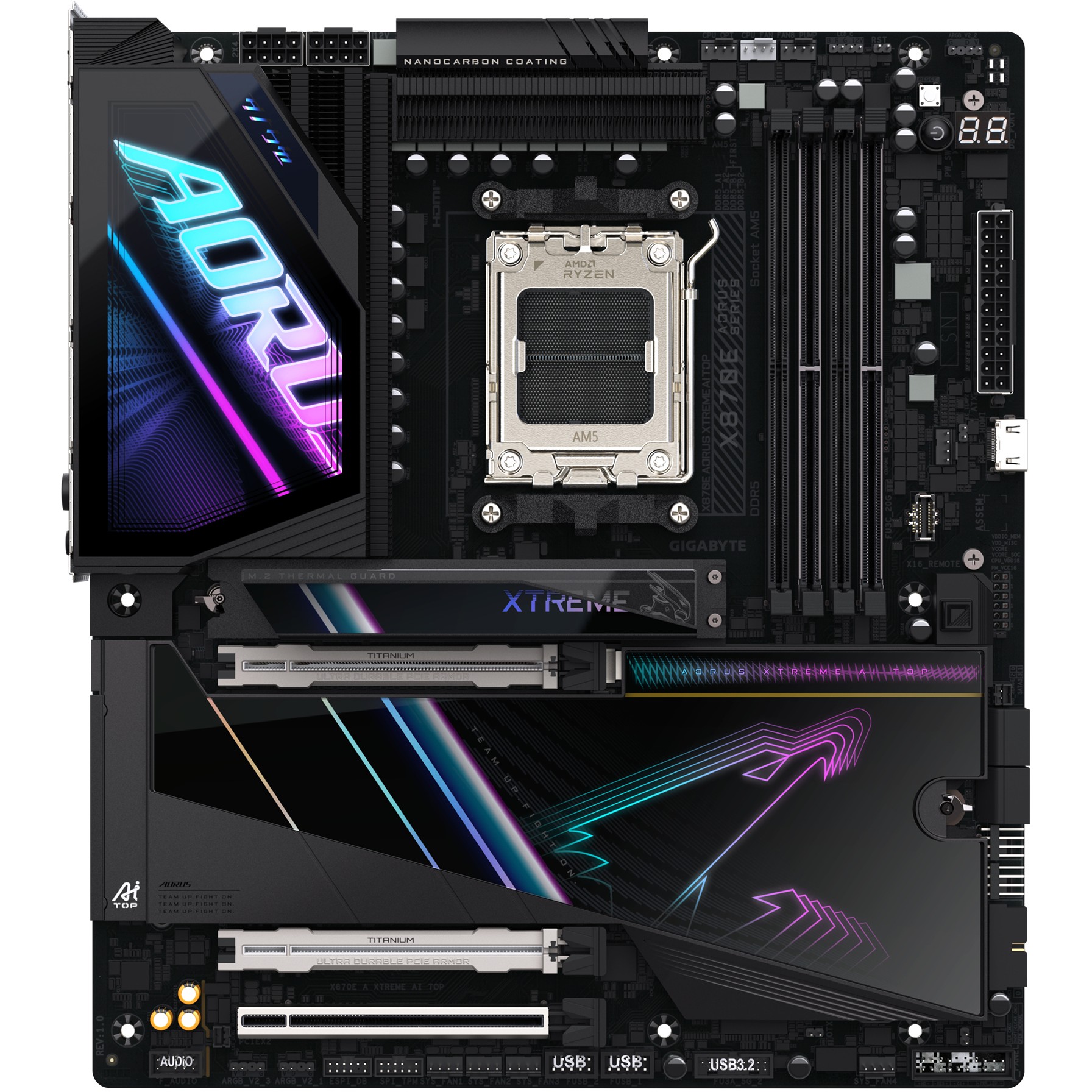 Gigabyte X870E A XTREME AI TOP        (X870,AM5,E-ATX,DDR5)