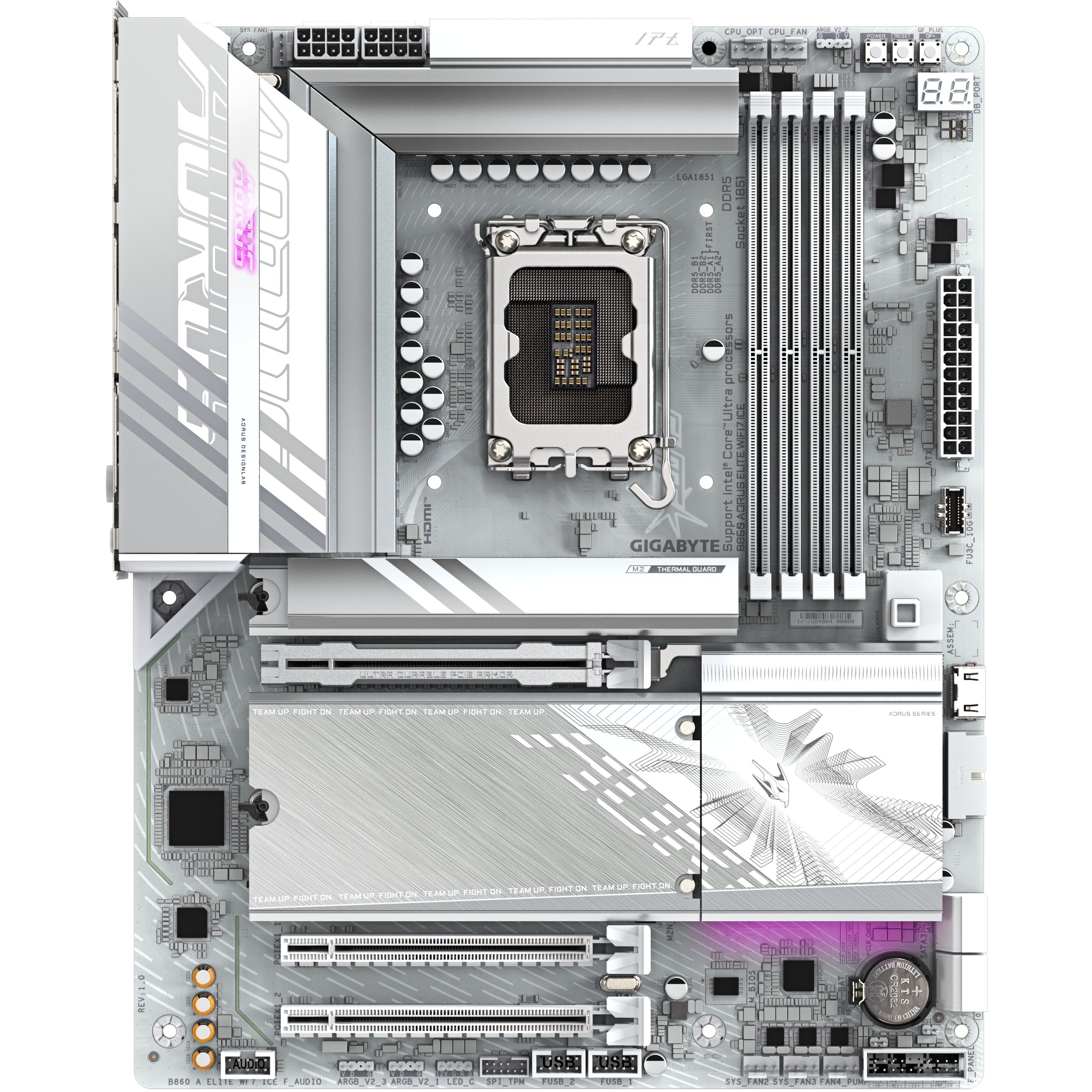 GIGABYTE B860 A ELITE WF7 ICE LGA1851 MB