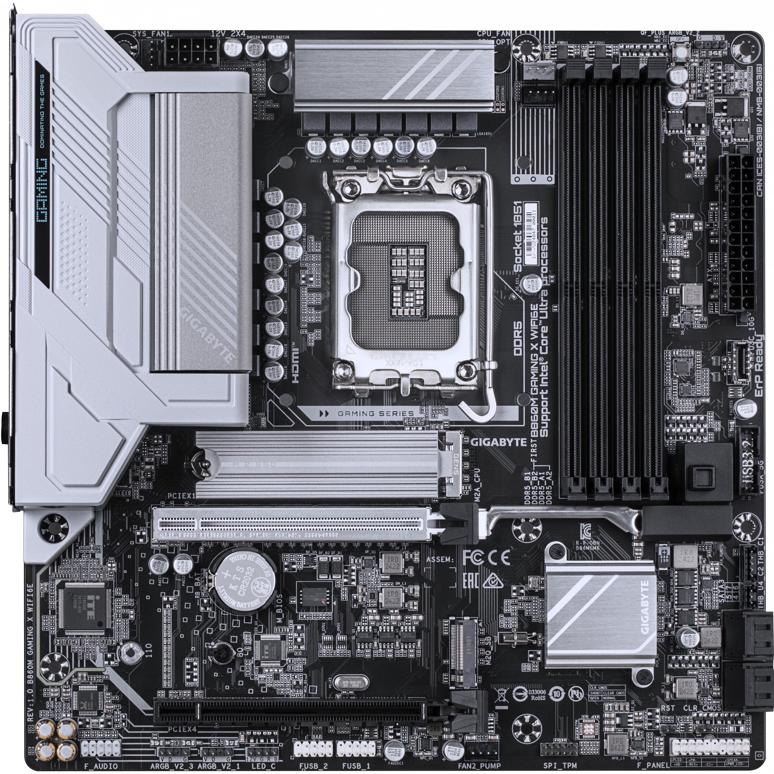 GIGABYTE B860M GAMING X WIFI6E LGA1851
