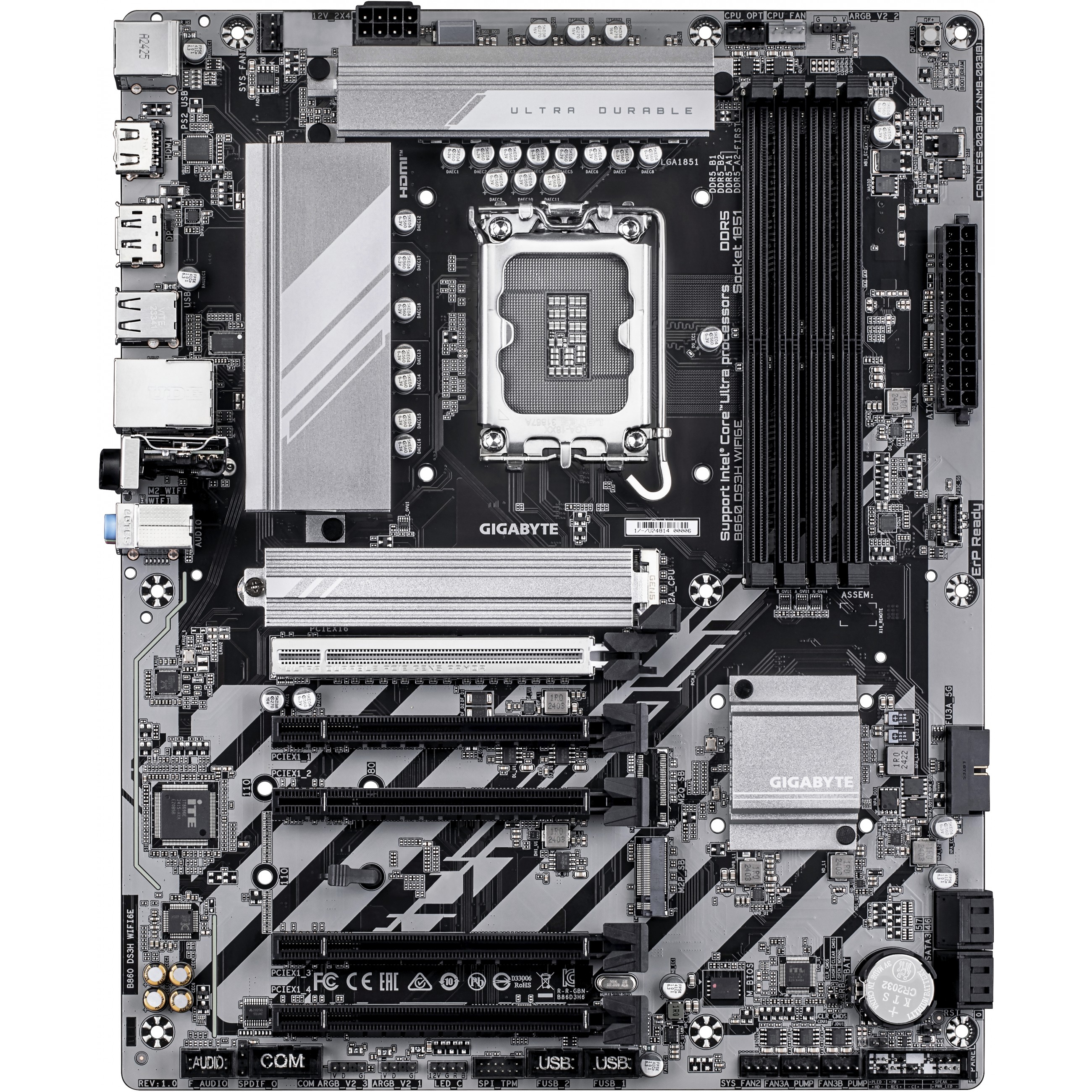 GIGABYTE B860 DS3H WIFI6E LGA1851 MB