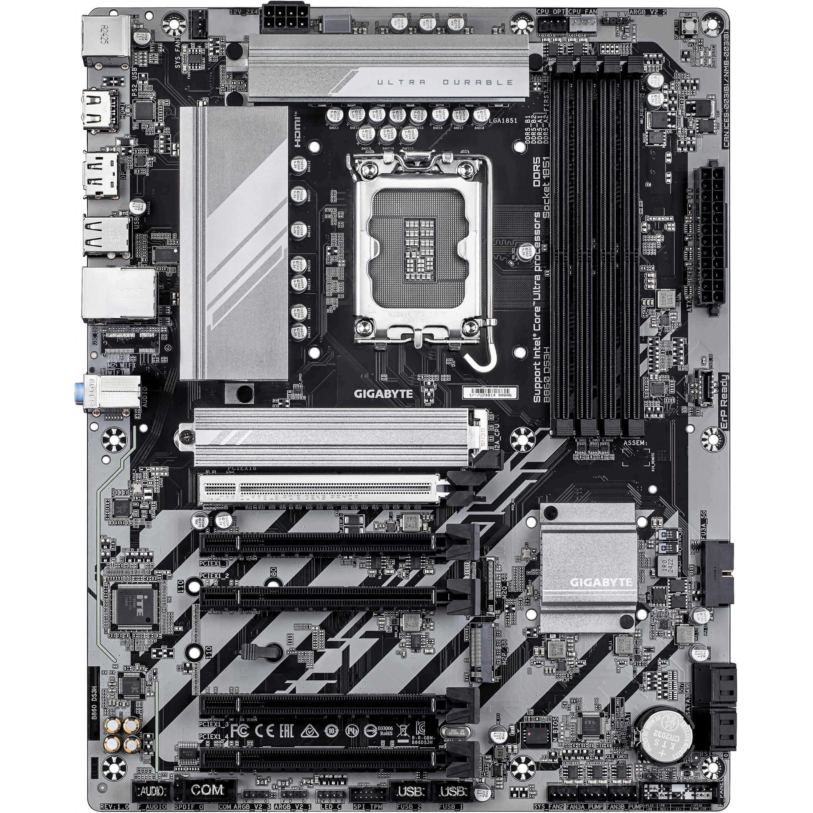 GIGABYTE B860 DS3H LGA1851 MB 4xDDR5