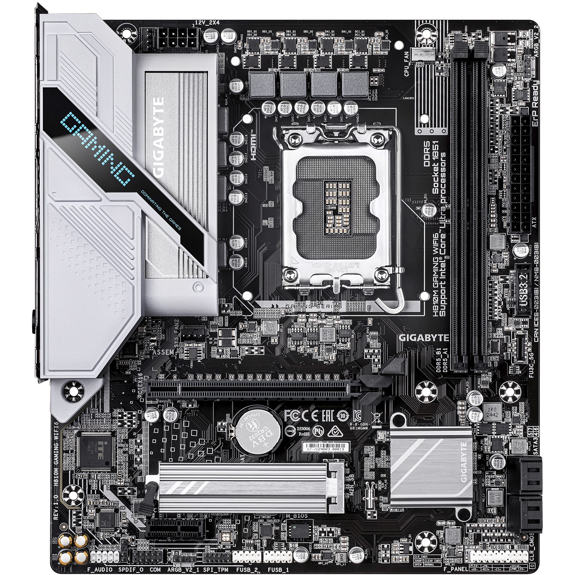 Gigabyte H810M Gaming WIFI6          (H810,S1851,mATX,DDR5)