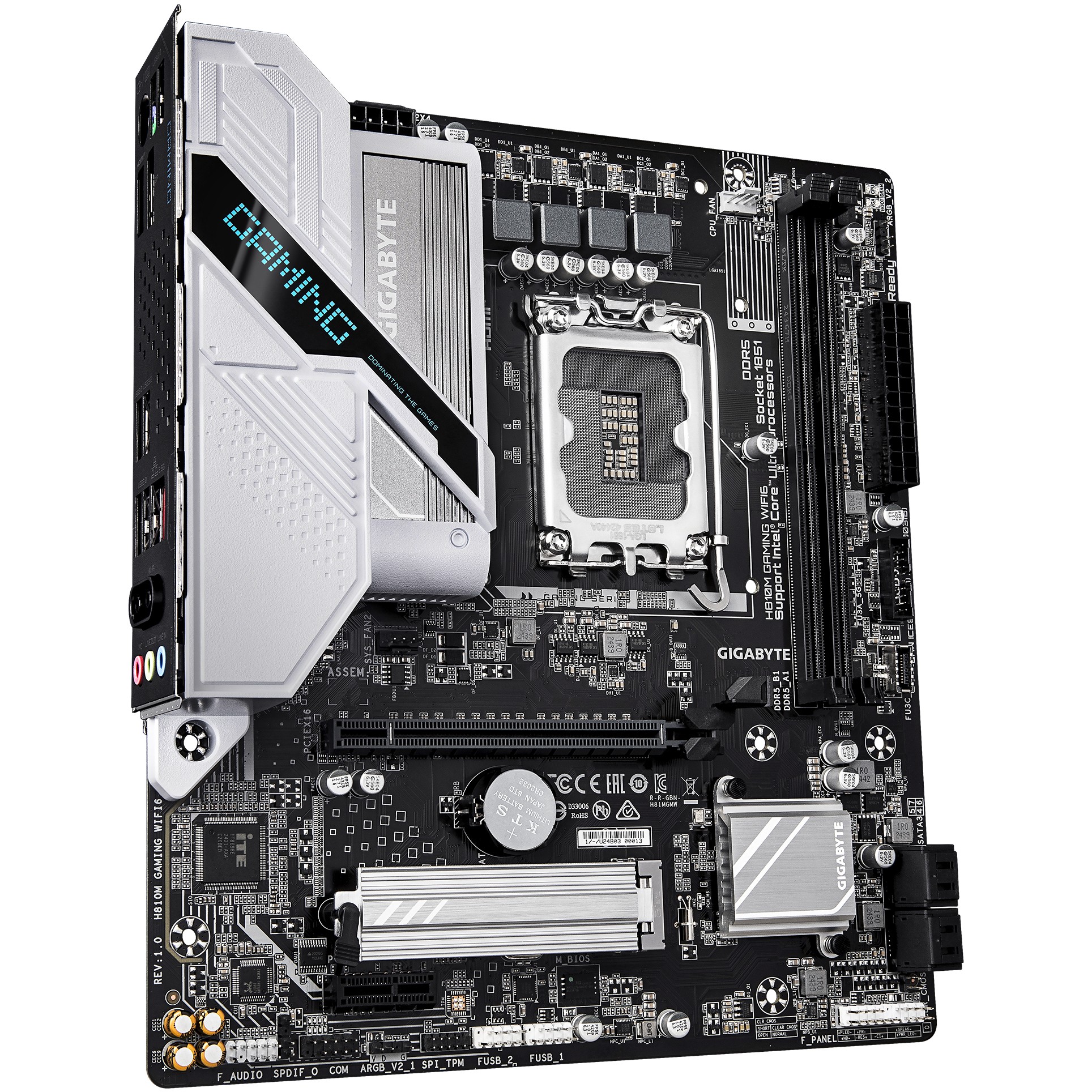 Gigabyte H810M Gaming WIFI6          (H810,S1851,mATX,DDR5)