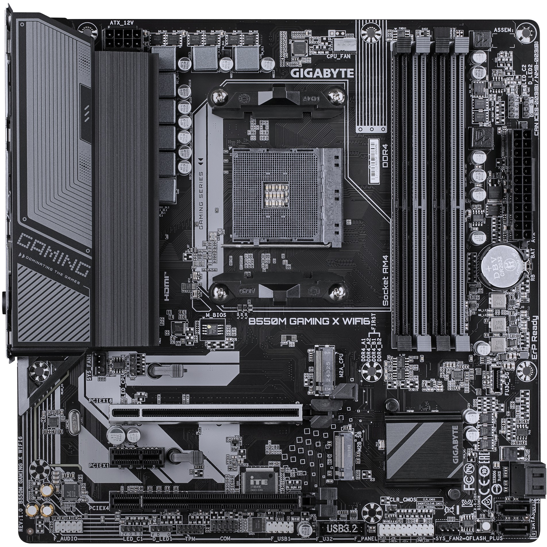 GIGABYTE B550M GAMING X WIFI6 AM4 MB