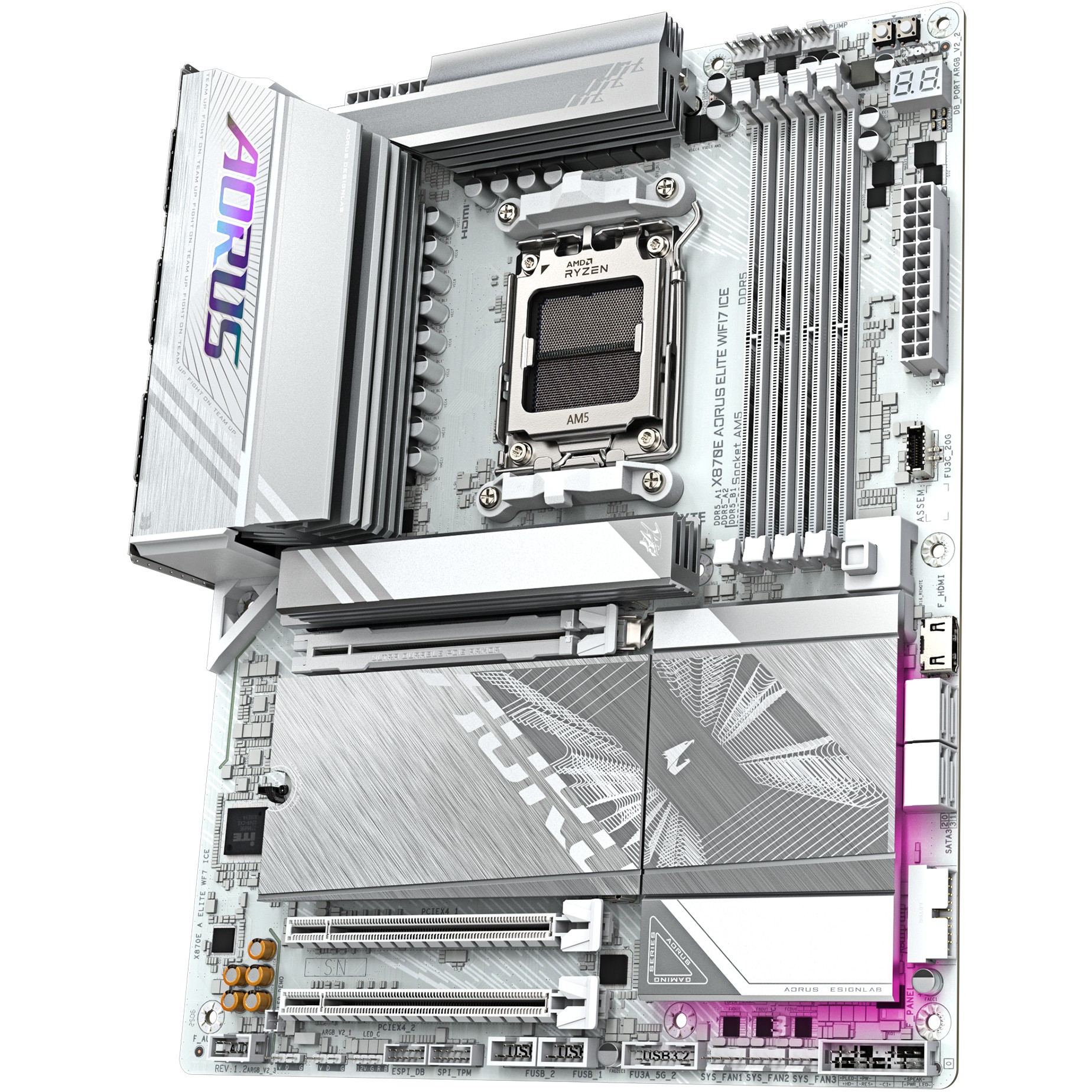 GIGABYTE X870E A ELITE WF7 ICE AM5 MB
