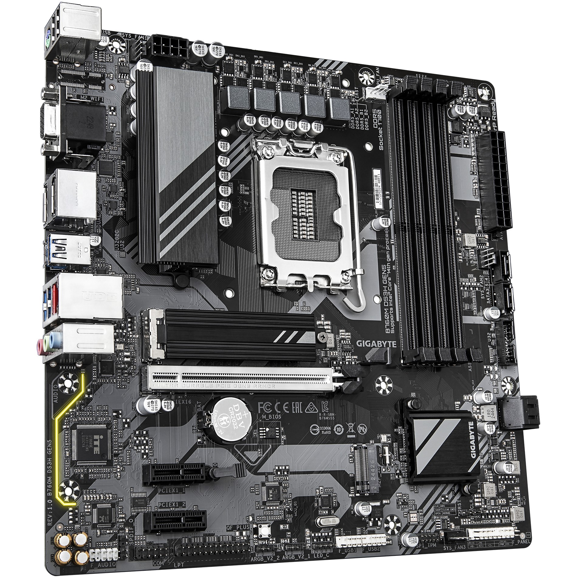 Gigabyte B760M DS3H GEN5             (B760,S1700,mATX,DDR5