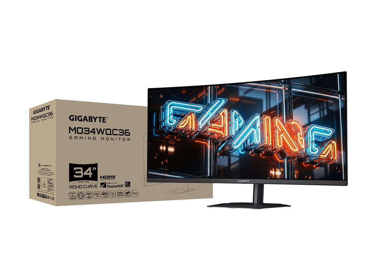 GIGABYTE MO34WQC36 computer monitor