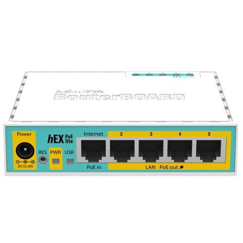 Mikrotik hEX PoE lite wired router