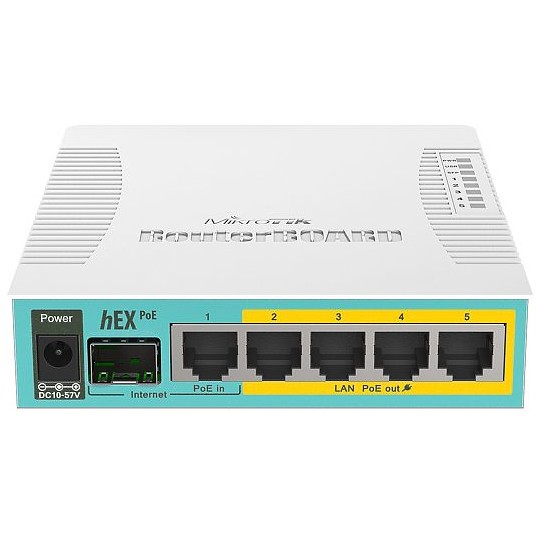 Mikrotik hEX PoE wired router