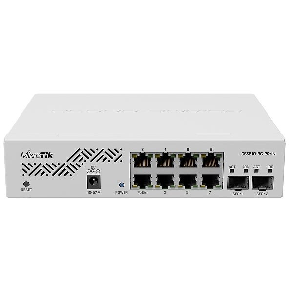Mikrotik CSS610-8G-2S+IN network switch