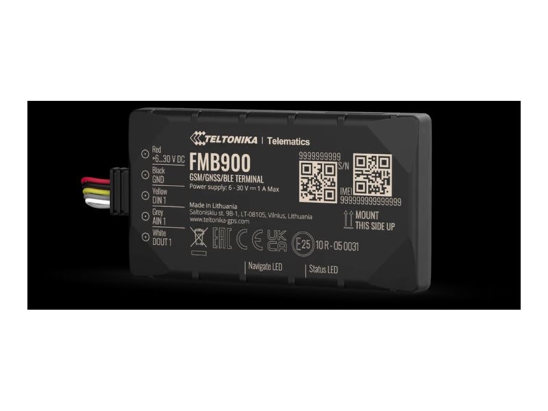 Teltonika · Tracker GPS · FMB900 · Fahrzeug · GNSS/GSM/BLE 4.0