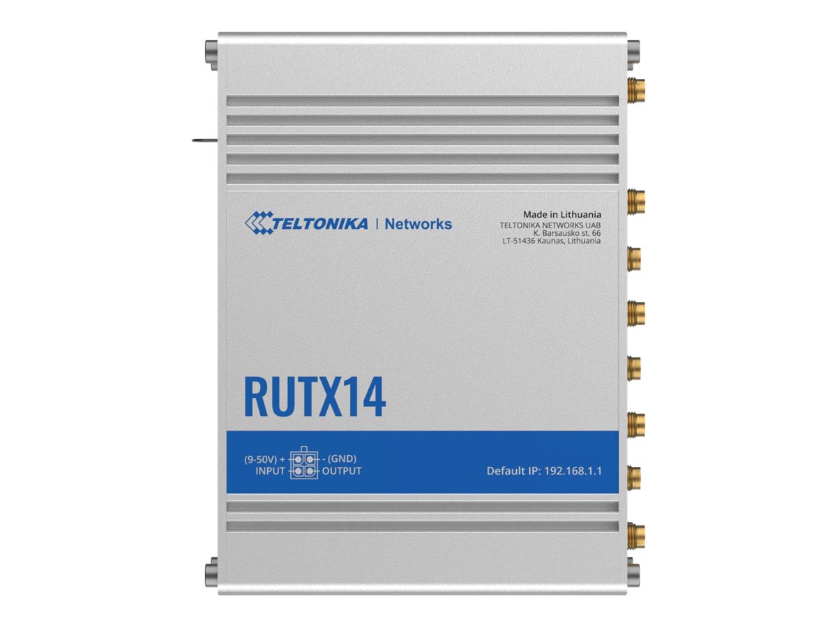 TELTONIKA RUTX14 LTE/4G CAT 12 Industrie Router