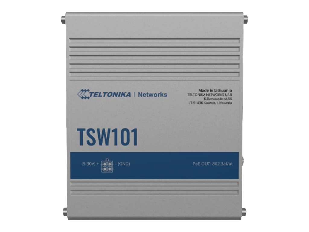 TELTONIKA TSW101 Switch 4xPoE+ Automotive  In-Vehicle