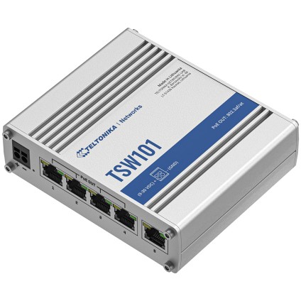 TELTONIKA TSW101 Switch 4xPoE+ Automotive  In-Vehicle