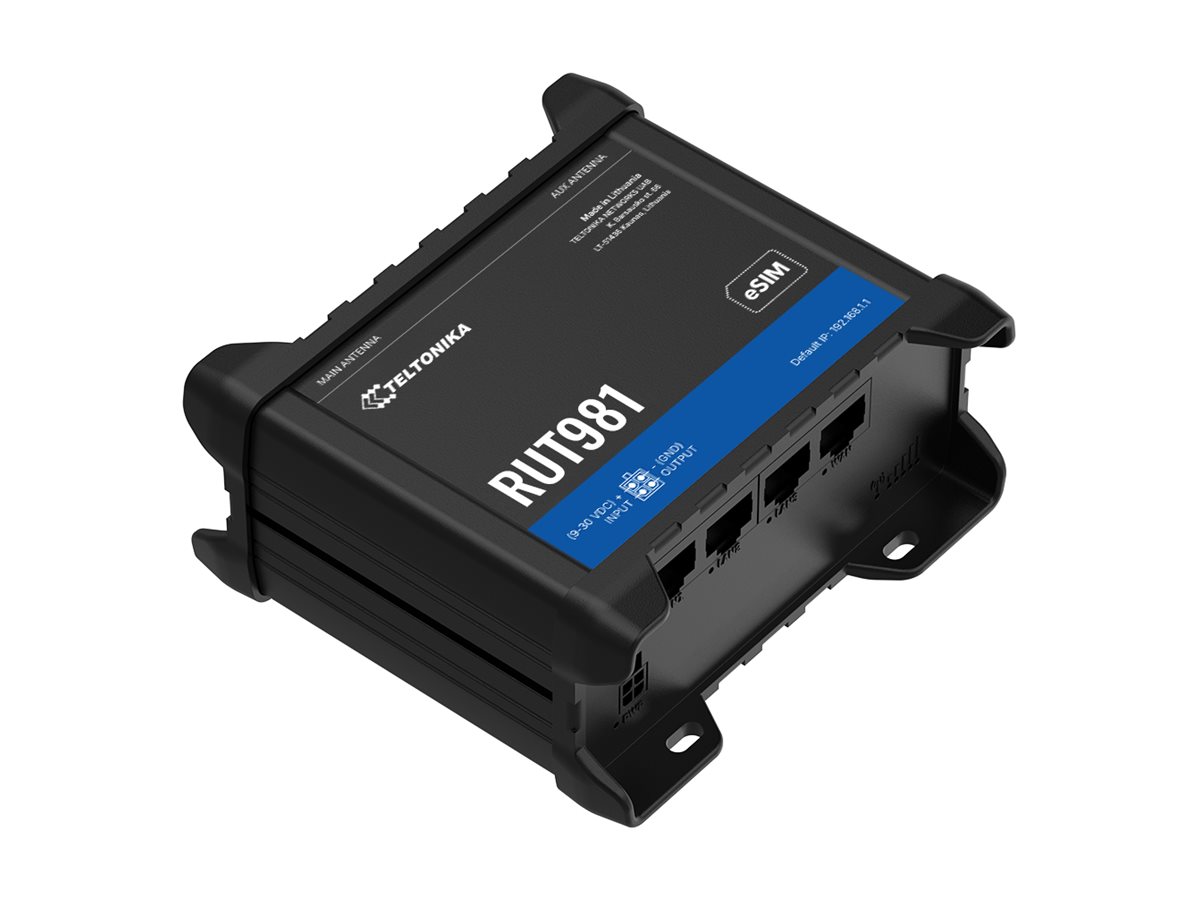 TELTONIKA NETWORKS RUT981 eSIM 4G Router