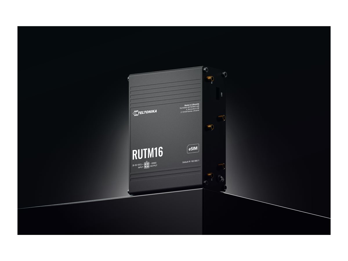 TELTONIKA NETWORKS RUTM16 eSIM Router