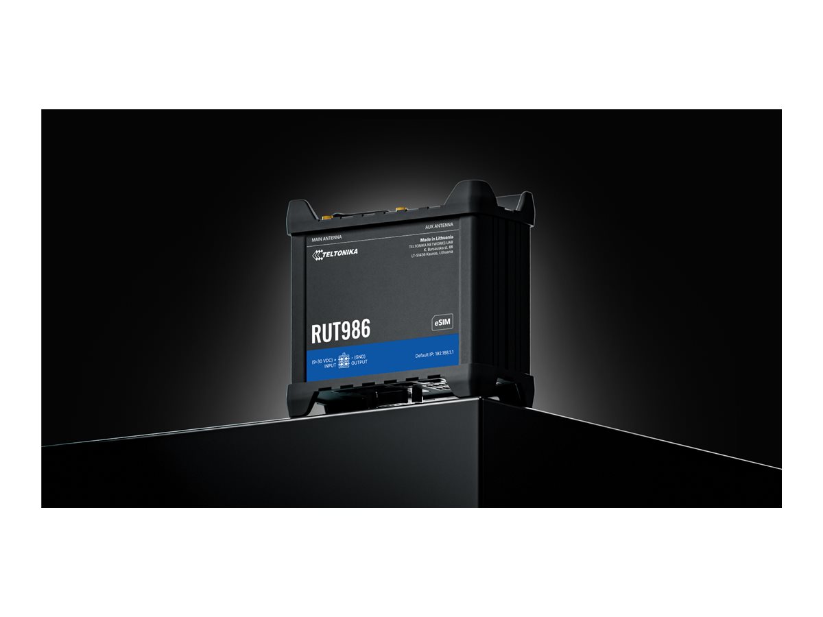 TELTONIKA NETWORKS RUT986 eSIM 4G Router
