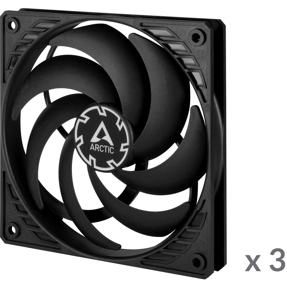 ARCTIC Lüfter 120*120*15 P12 SLIM PWM PST 3pcs Value Pack