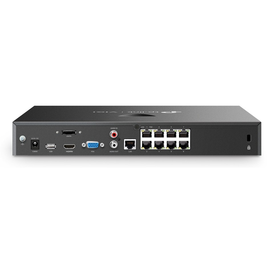 TP-Link VIGI NVR2008H-8MP-2TB network video recorder