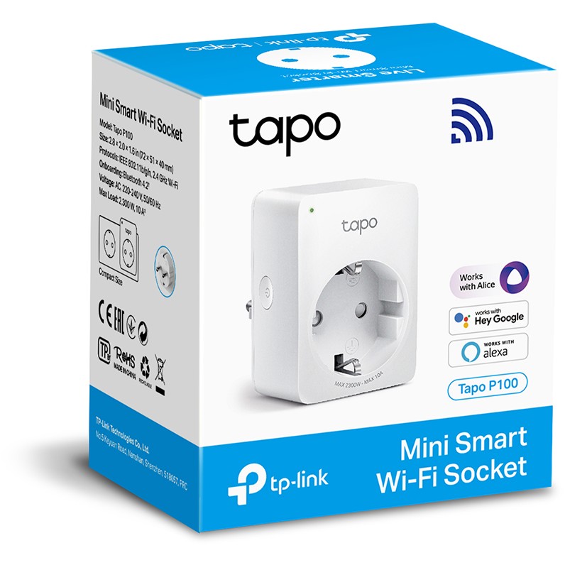 TP-Link Funksteckdose Tapo P100 Mini Smart Wi-Fi Socket 1er