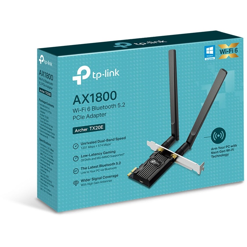 TP-Link WL-Adapter Archer TX20E (AX1800/Bluetooth Adapter)
