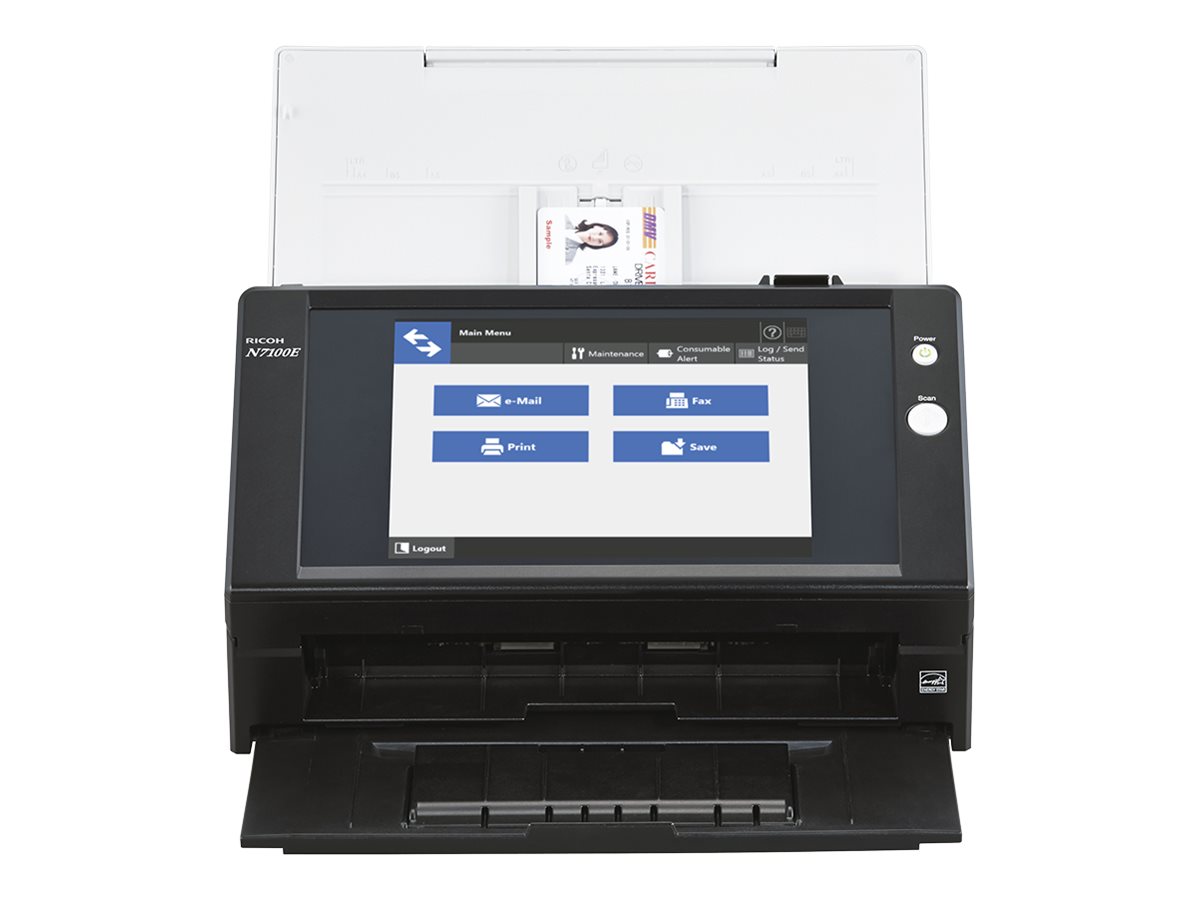 Ricoh   Scanner N7100E    Dokumentenscanner GbLan A4 Fujitsu