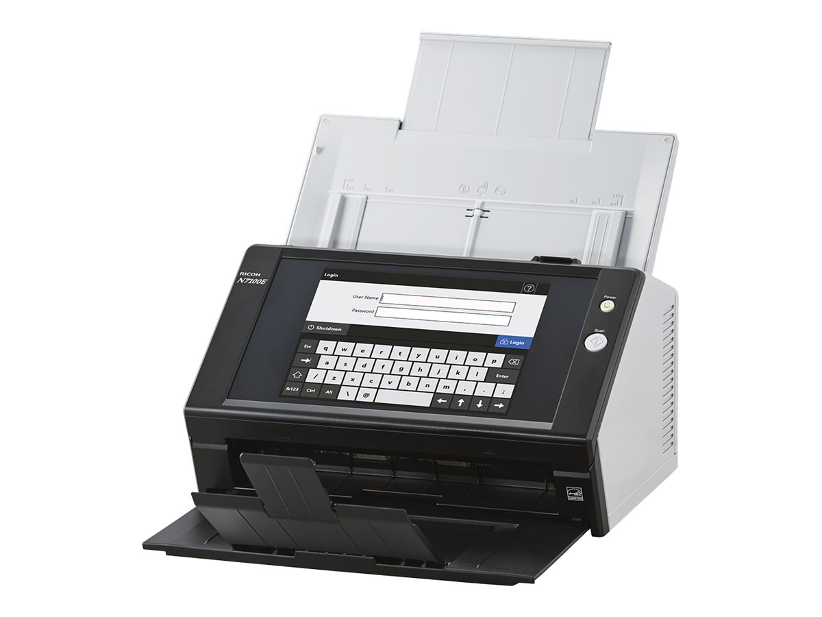 Ricoh   Scanner N7100E    Dokumentenscanner GbLan A4 Fujitsu