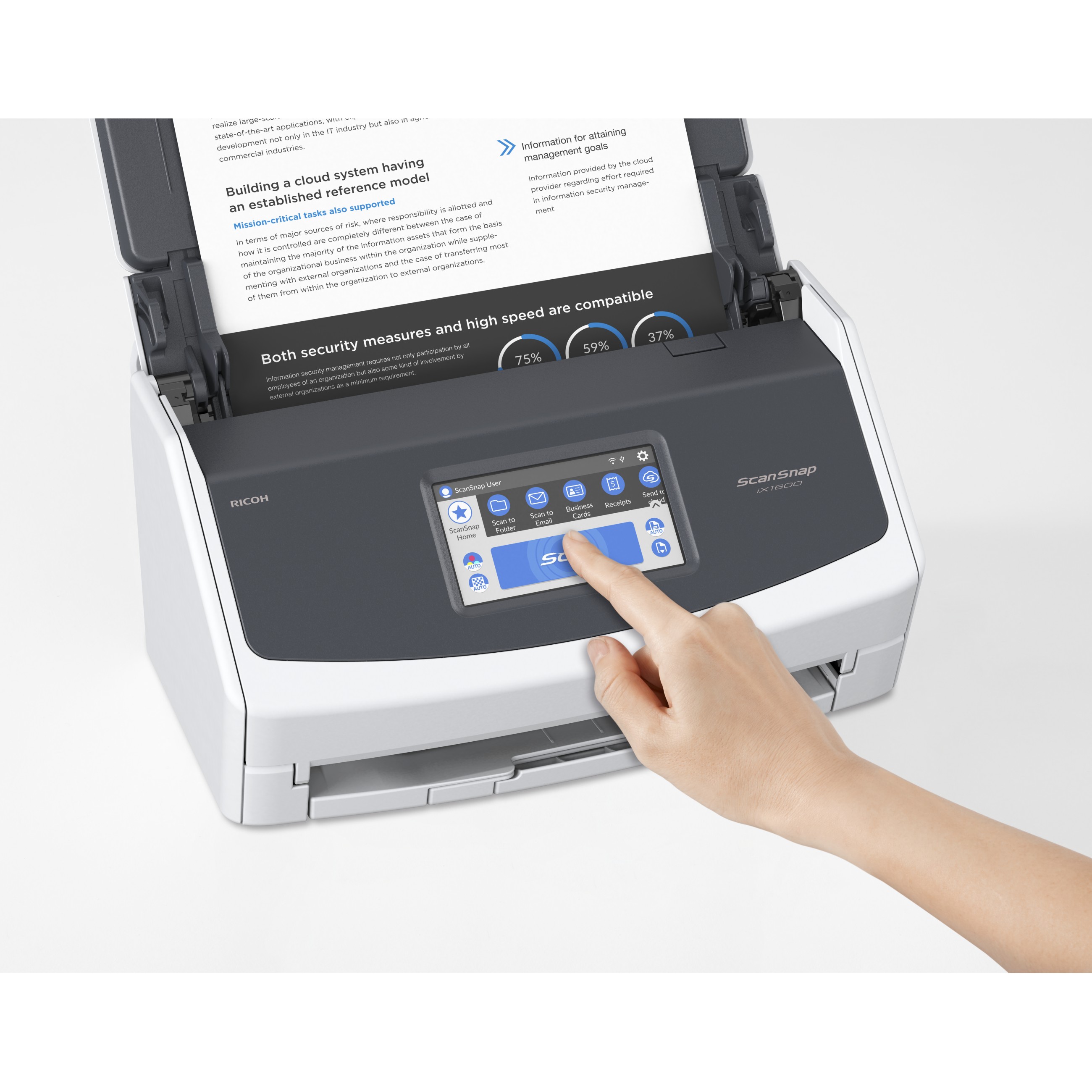 Ricoh Dokumentenscanner ScanSnap iX-1600 40S./Min. USB3.2 WLAN