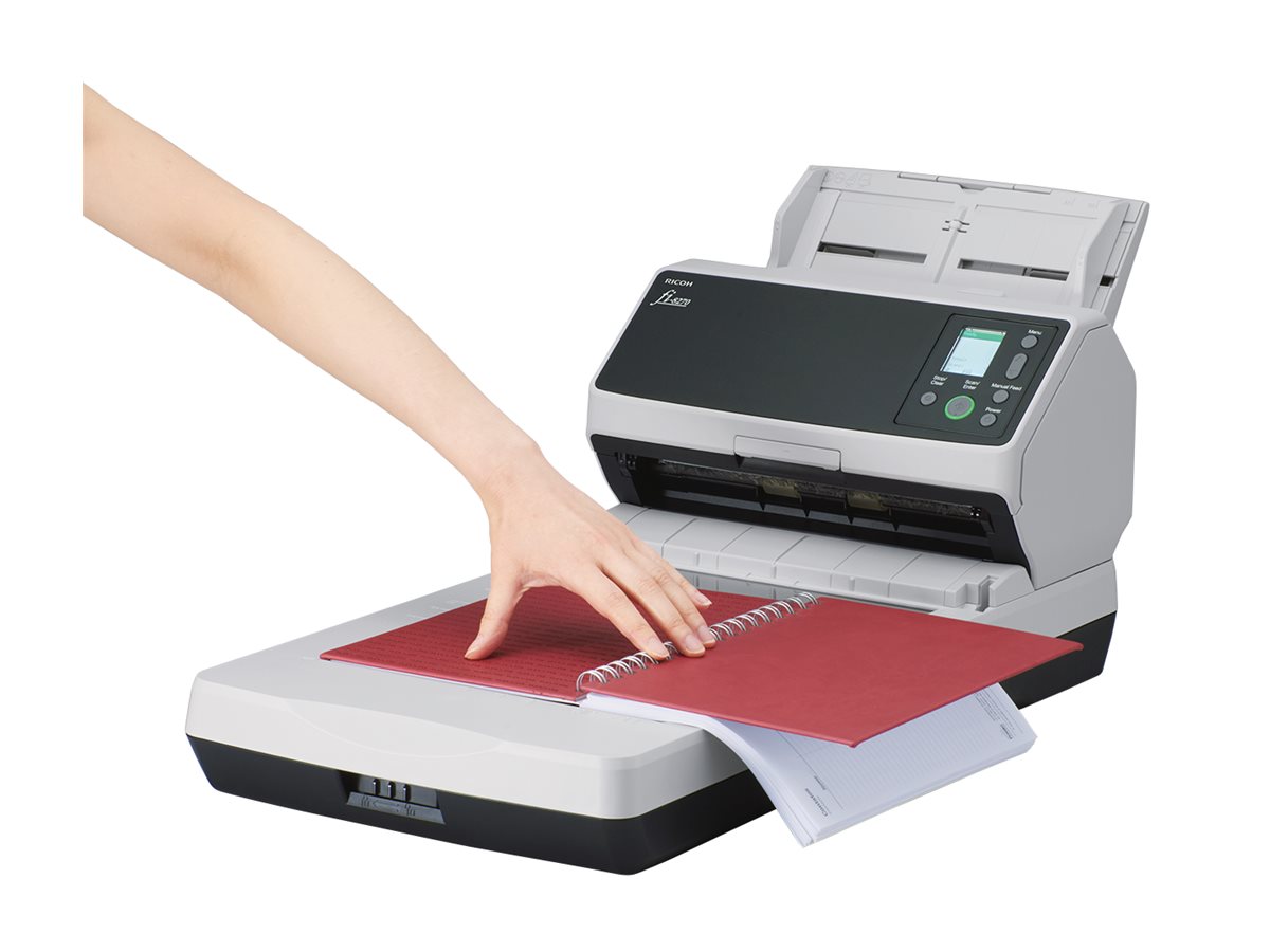 Ricoh Dokumentenscanner fi-8270 70 S./Min inkl. Flachbetteinheit ADF Duplex USB 3.2 LAN