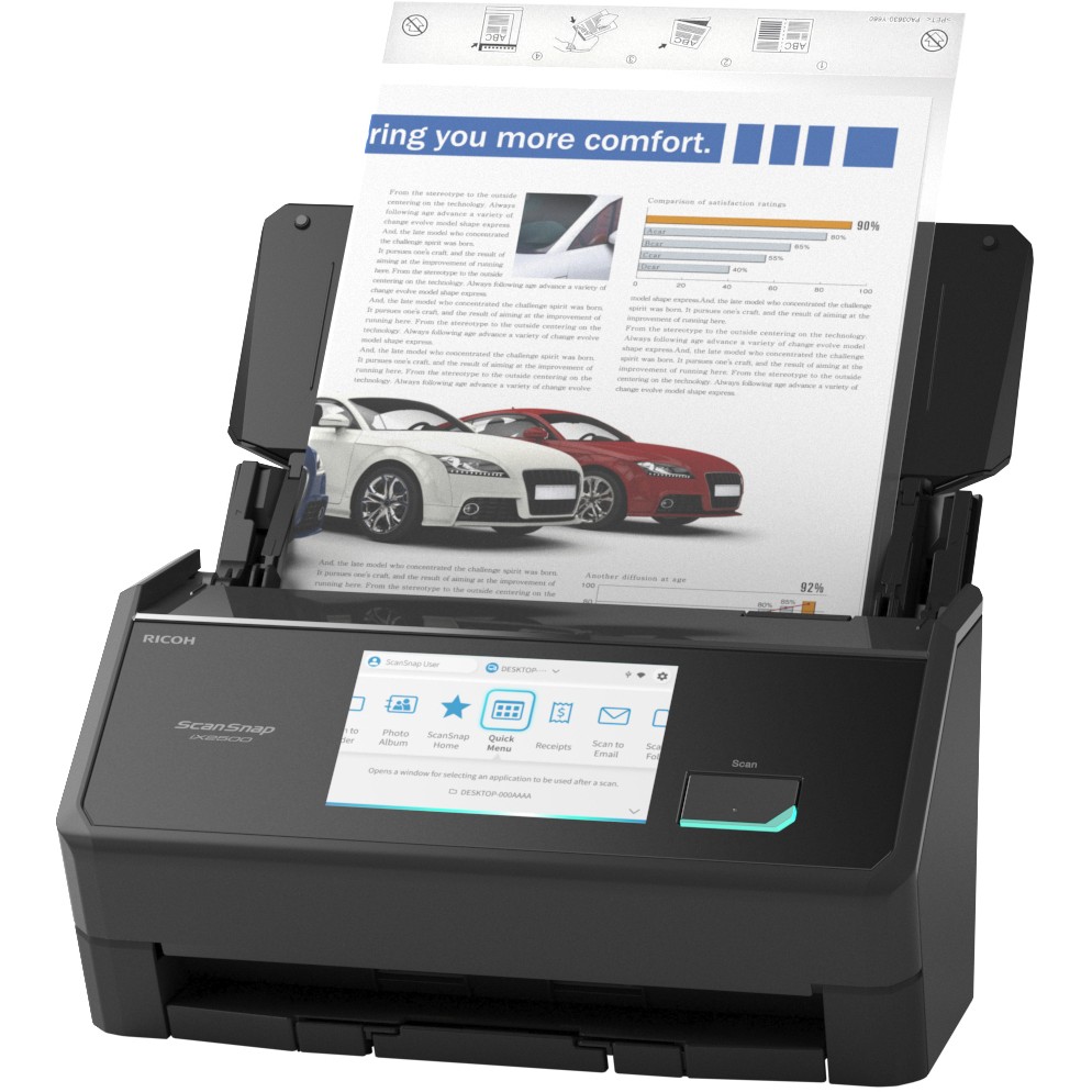 Ricoh   ScanSnap iX2500   Dokumentenscanner schwarz