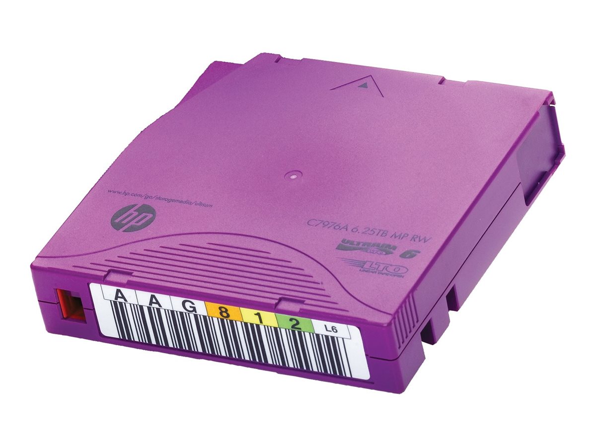 HPE 20x LTO-6 Ultrium 6.25 TB MP RW Non