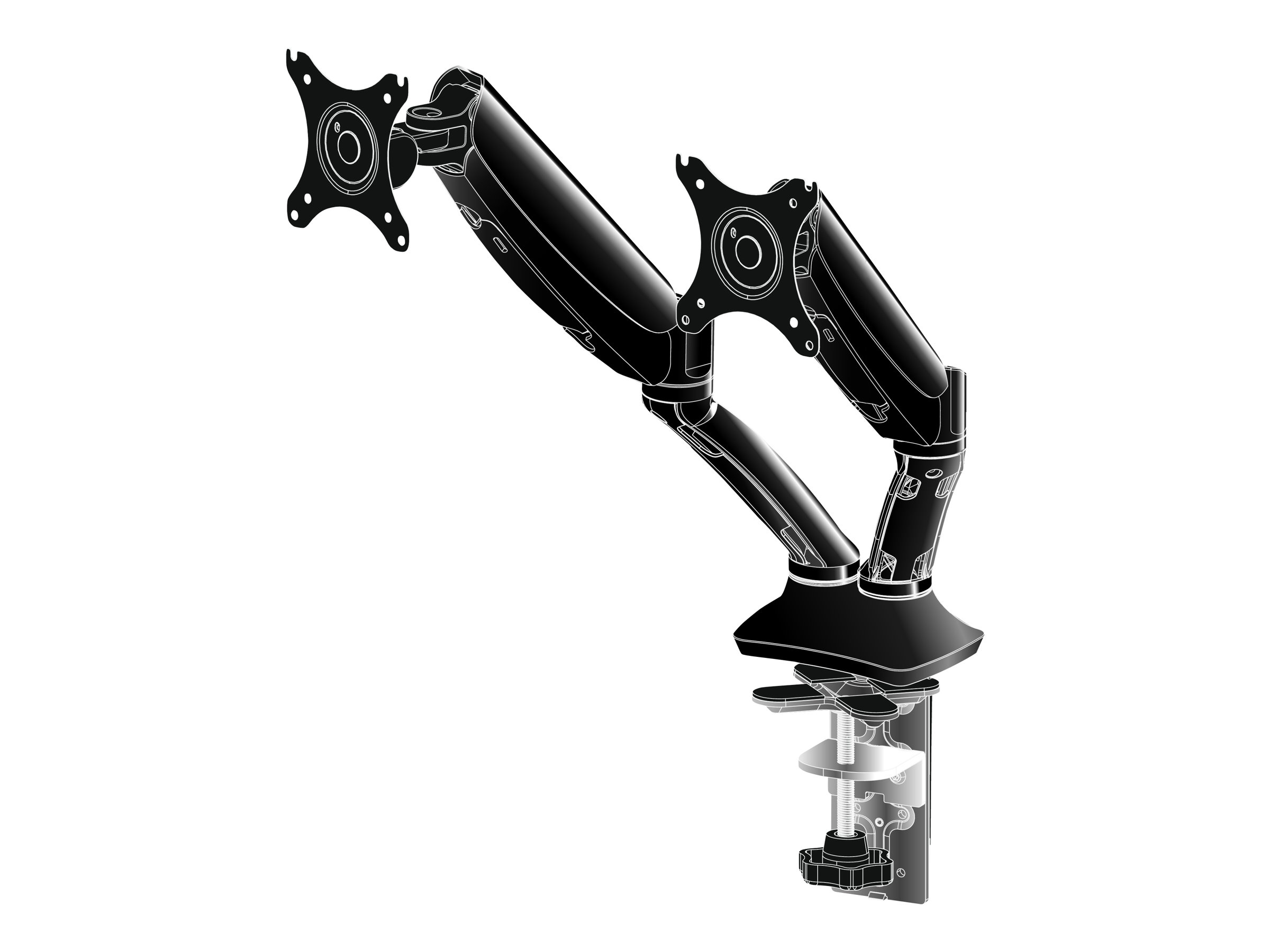 iiyama DS3002C-B1 Flachbildschirm-Tischhalterung 68,6 cm (27) Schwarz Tisch/Bank
