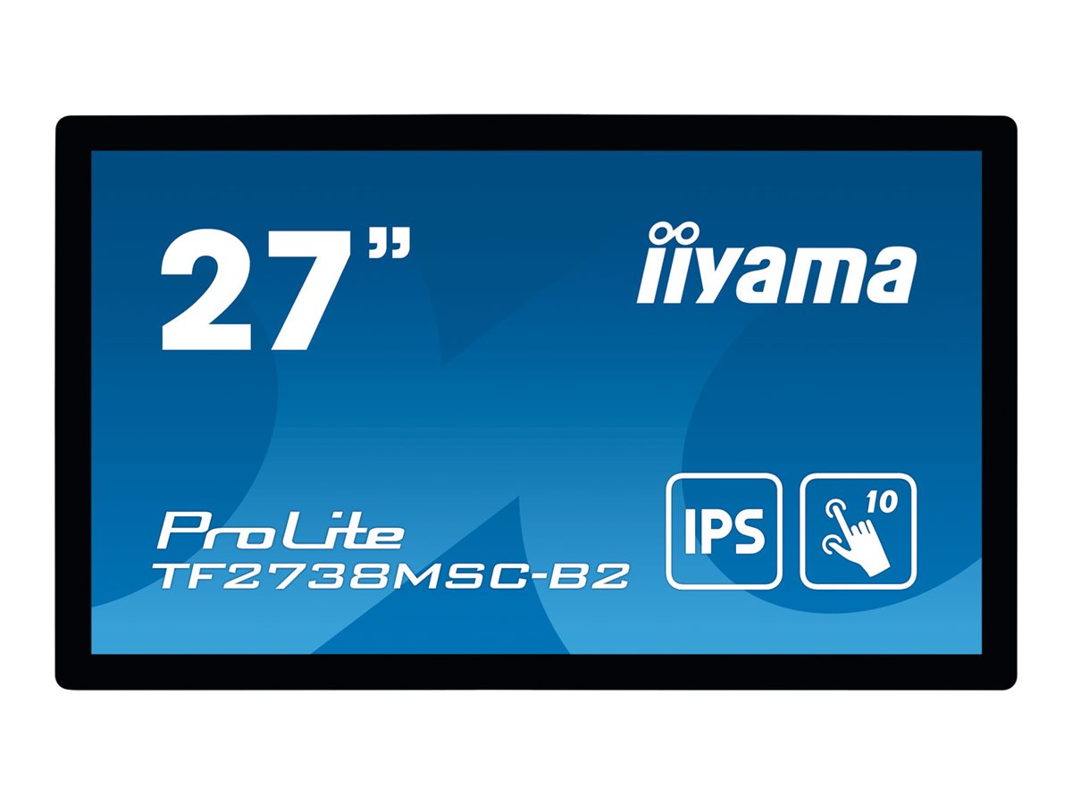 iiyama ProLite TF2738MSC-B2 Computerbildschirm 68,6 cm (27) 1920 x 1080 Pixel Full HD LED Touchscreen Multi-Nutzer Schwarz