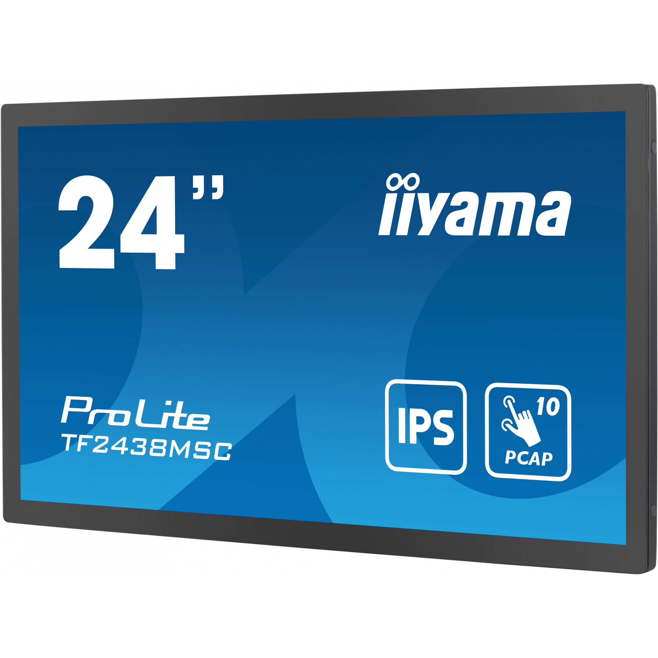 iiyama TF2438MSC-B1 Signage-Display Digitale A-Platine 61 cm (24) LED 600 cd/m² Full HD Schwarz Touchscreen