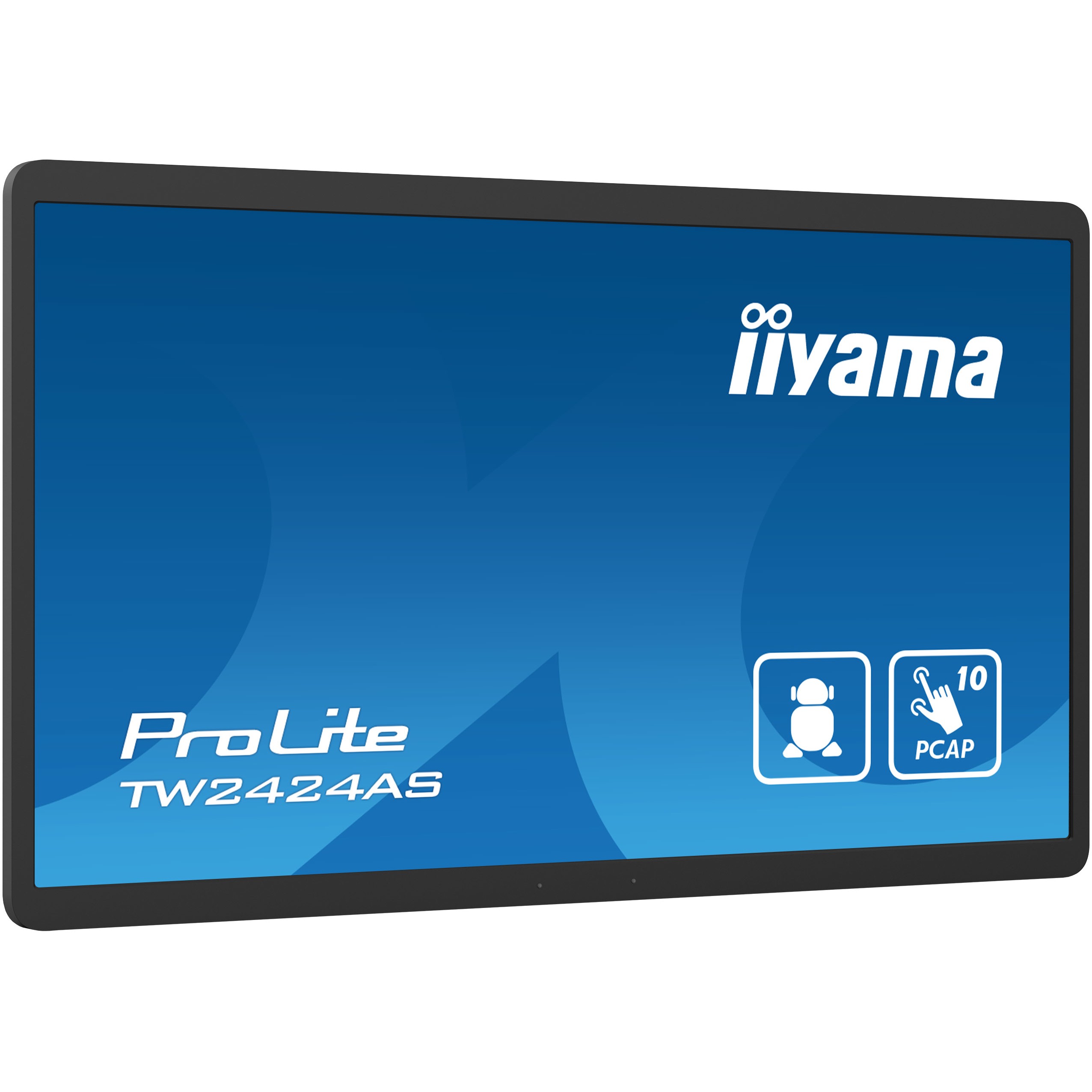 iiyama TW2424AS-B1 Signage-Display Digital Signage Flachbildschirm 60,5 cm (23.8) WLAN 250 cd/m² 4K Ultra HD Schwarz Touchscreen Eingebauter Prozessor Android 24/7