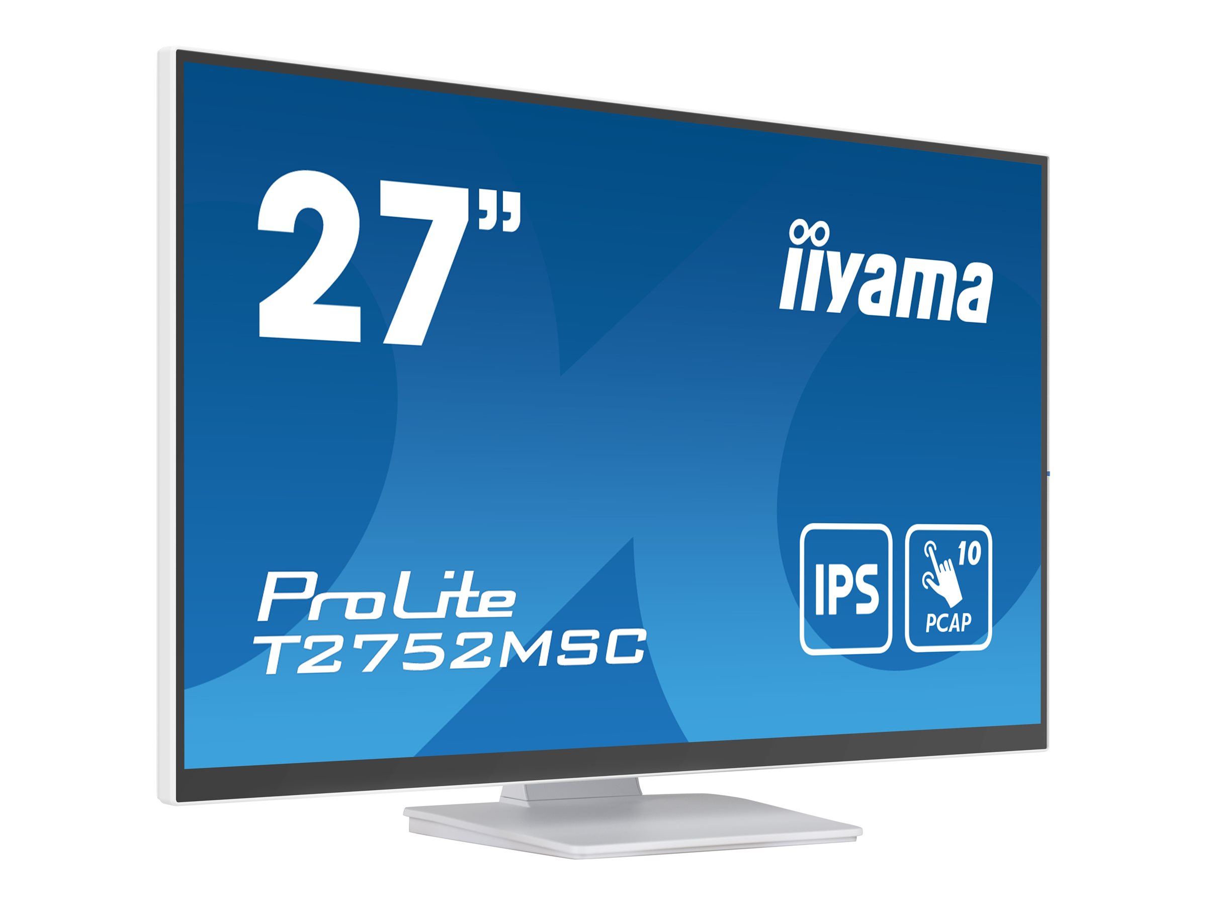 iiyama ProLite T2752MSC-W1 Computerbildschirm 68,6 cm (27) 1920 x 1080 Pixel Full HD LED Touchscreen Weiß