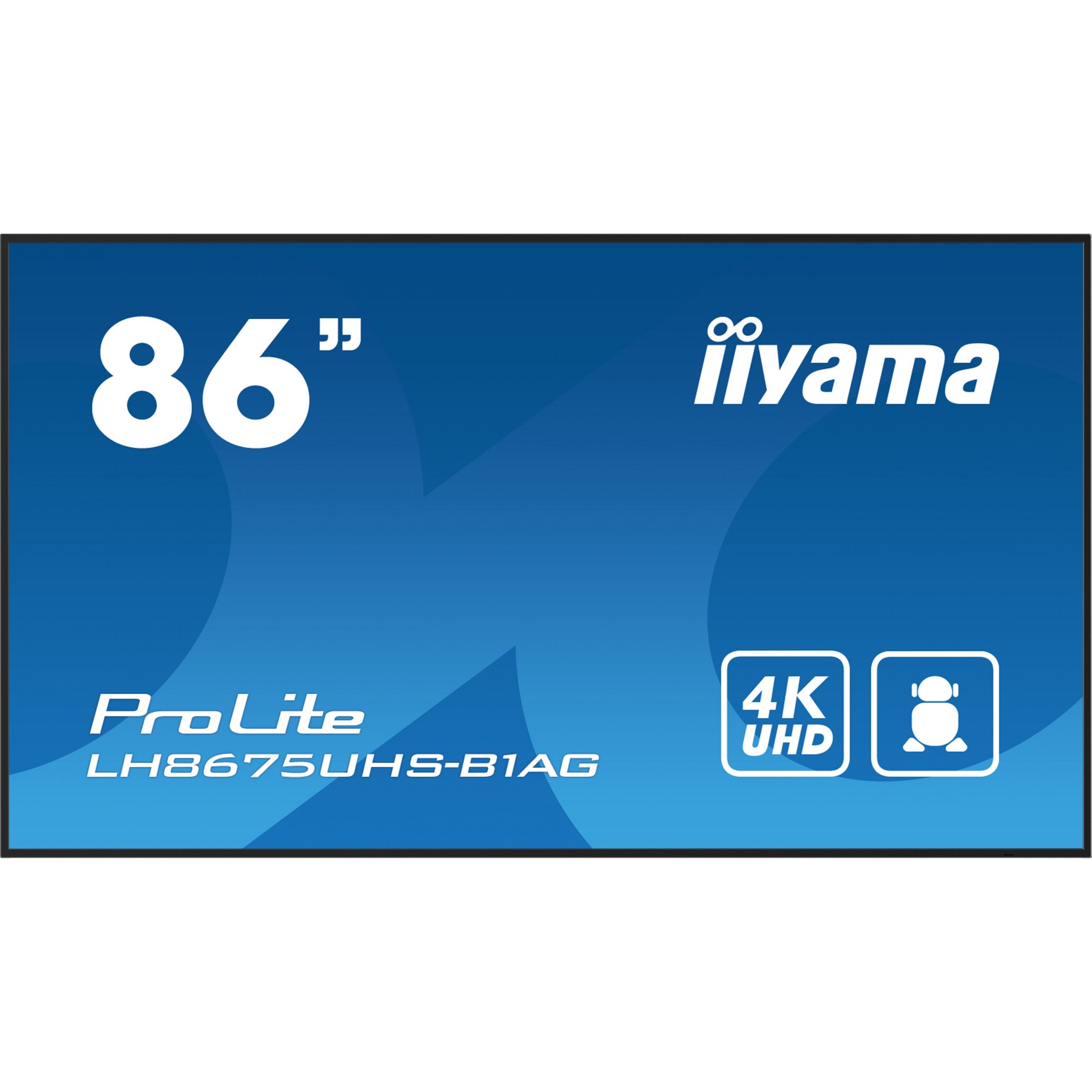 IIYAMA 217,4cm(85,6) LH8675UHS-B1AG 16:9  3xHDMI+2xUSB IPS retail (Speditionsversand)