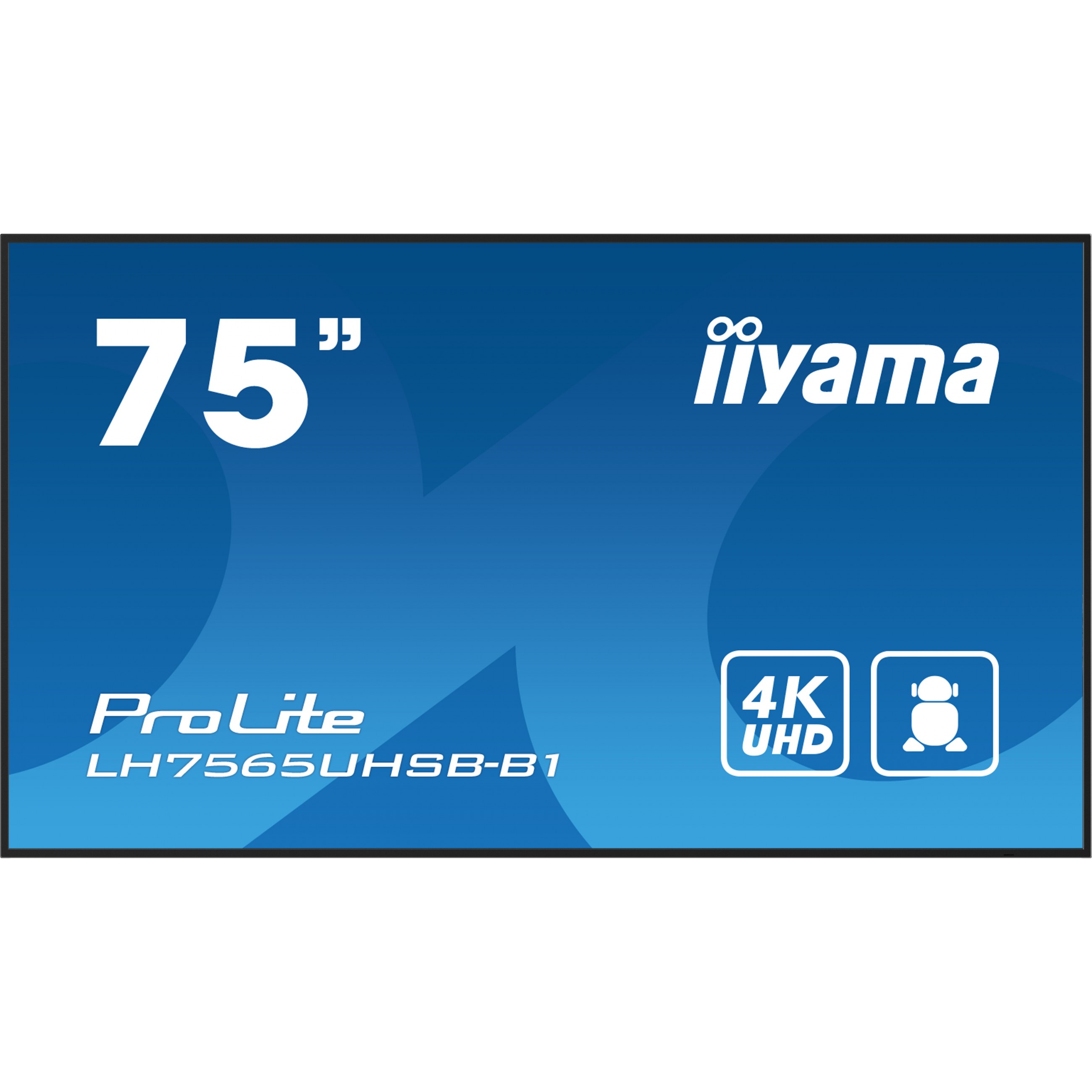 IIYAMA 189.0cm(75) LH7565UHSB-B1 16:9 2xHDMI+DP+2xUSB IPS retail (Speditionsversand)