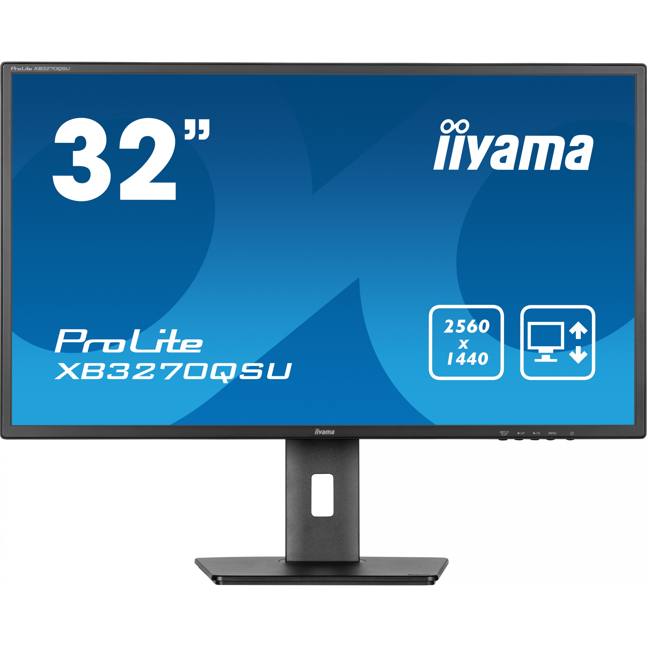 iiyama ProLite XB3270QSU-B1 Computerbildschirm 81,3 cm (32) 2560 x 1440 Pixel Wide Quad HD LED Schwarz