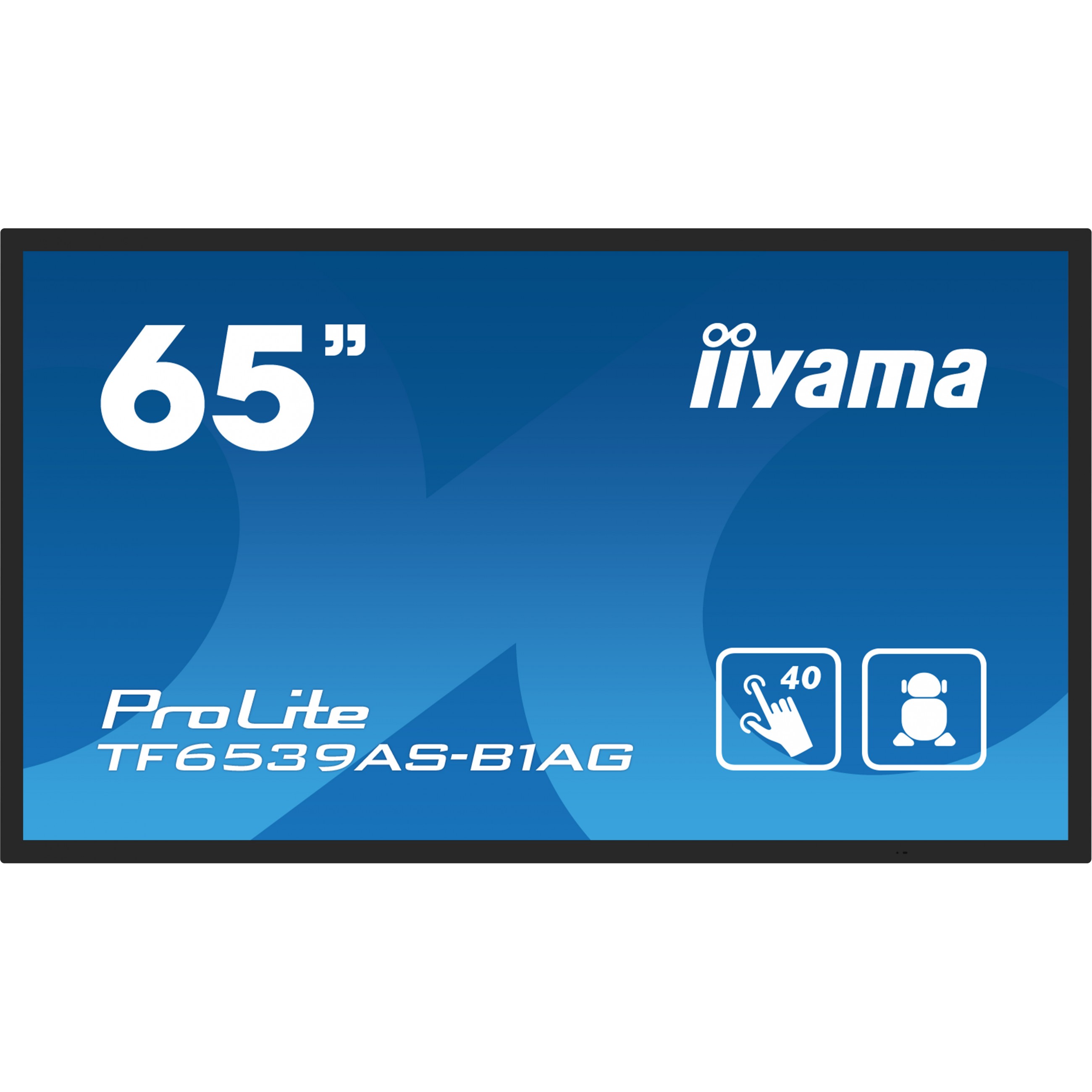 IIYAMA 163,9cm(64,5) TF6539AS-B1AG 16:9 M-Touch 2xHDMI+DP (Speditionsversand)