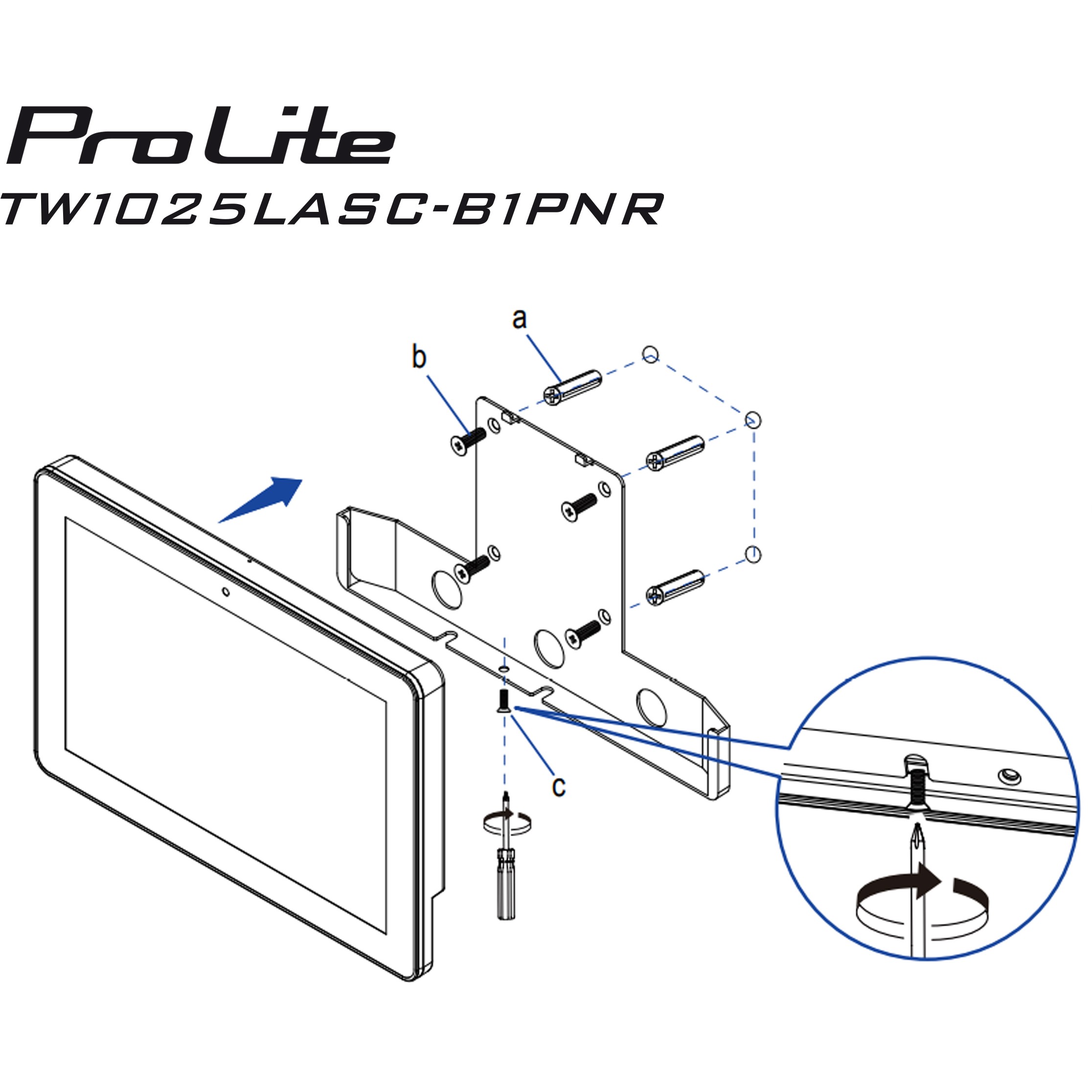 IIYAMA TW1025LASC-B1PNR 25,65cm 10,1Zoll