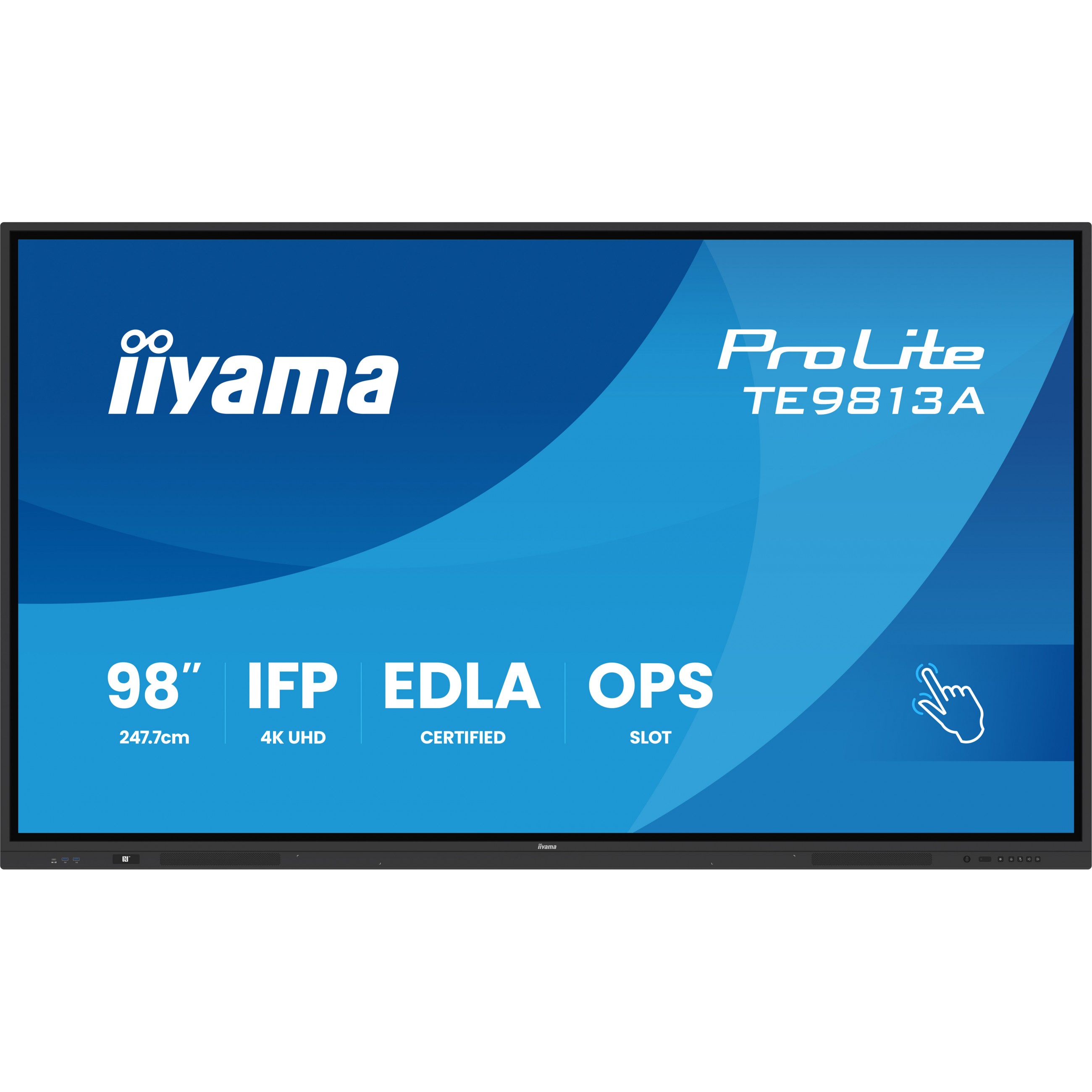 IIYAMA 247.7cm(98) TE9813A-B1AG 16:9 Touch 2xHDMI+USB-C+DP (Speditionsversand)